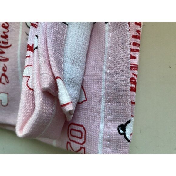 2 Pack Peanuts Snoopy Love Valentines Pink Kitchen Towels Pink 16 X 26” XOXO NEW - Picture 8 of 11